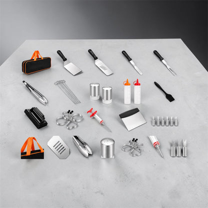 Kit Complet 42 Accessoires pour Plancha & Plaque Chauffante